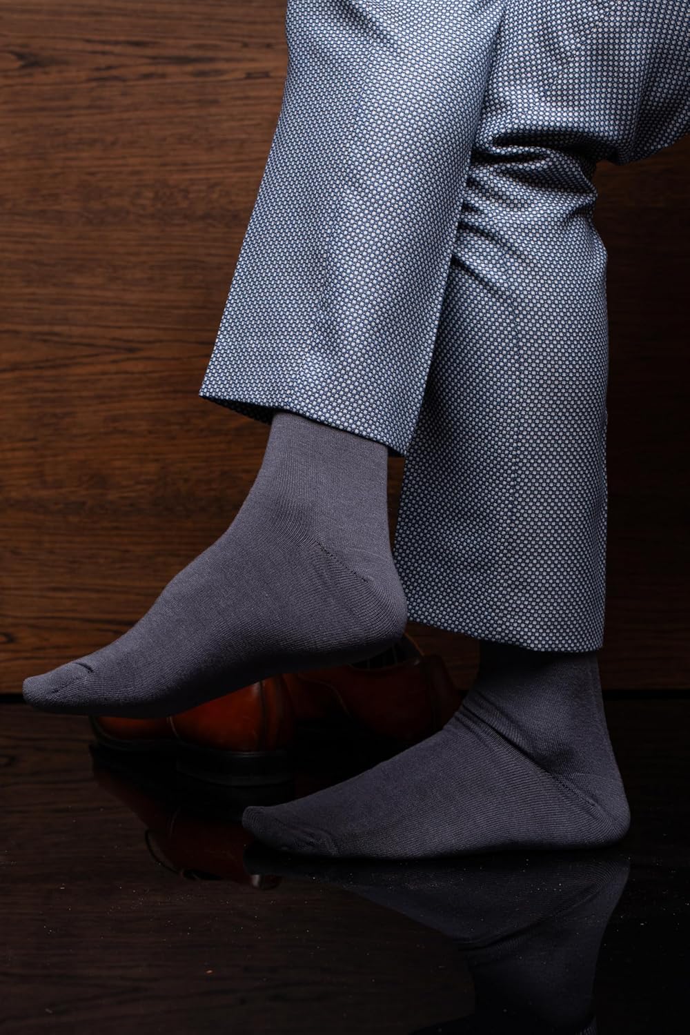 NUDUS Bamboo Rayon Men’s Socks – Premium Quality, Very Soft Thin Breathable - 5 Pair Luxury Gift Box – Moisture Wicking - Image 7