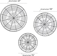 Vista 7 de Deco 79 Decoración abstracta de metal ecléctico para pared, juego de 3 21 pulgadas, 18 pulgadas, 15 pulgadas de ancho, negro