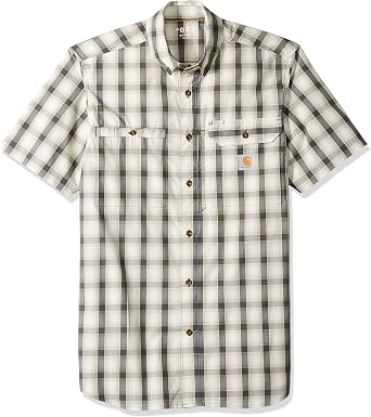 Carhartt Men's Big and Tall Force Plaid 