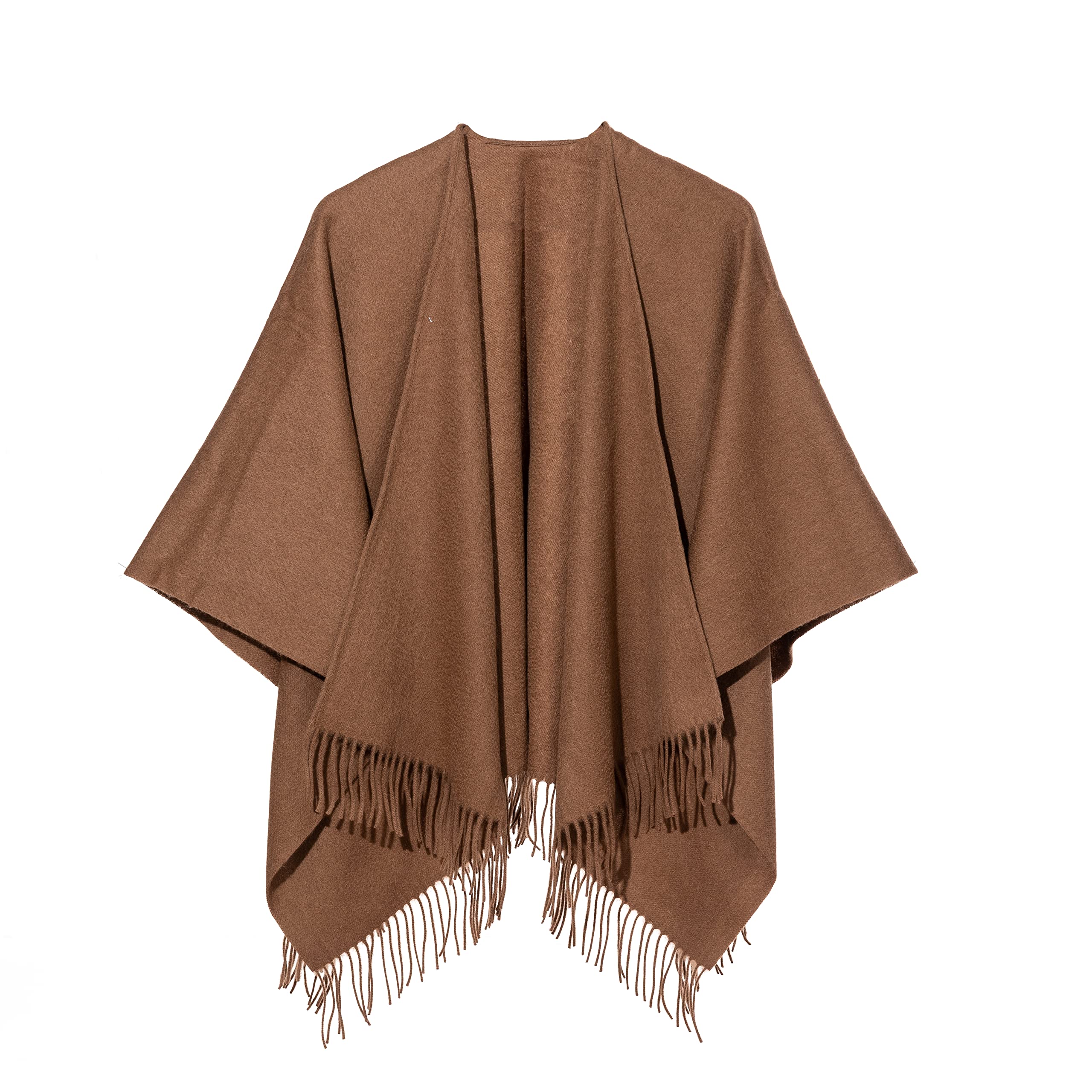 Edinburgh Cashmere 100% czysta, bardzo delikatna wełna jagnięca, prosty płaszcz w kolorze czekoladowym, prezentowany w Vogue, GQ, Tatler i Grazia