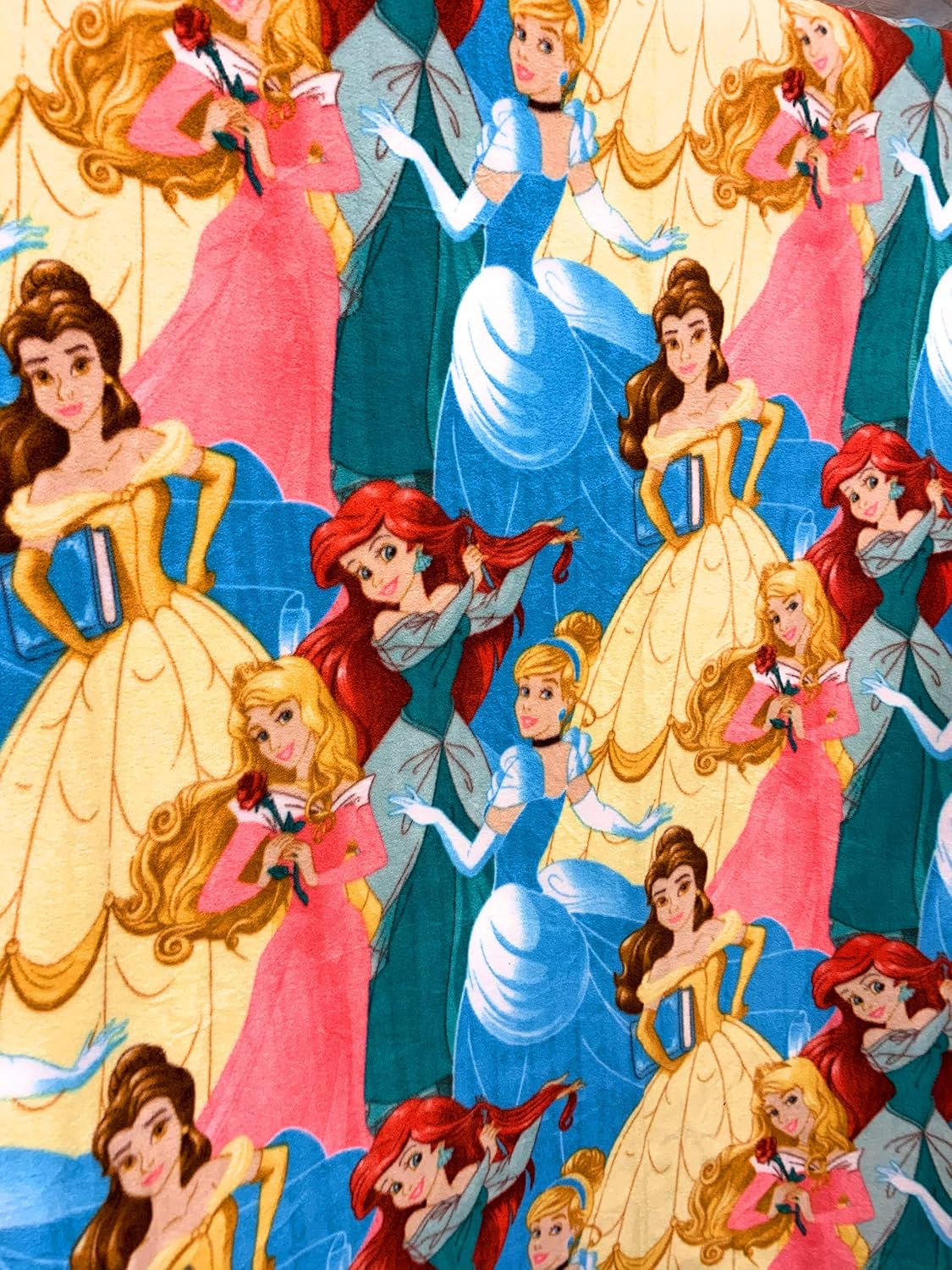 Princesses Anti Pill Premium Fleece Fabric, 60” Inches Wide – Sold by The Yard