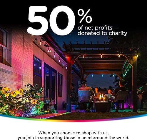 Miniatura 7 de Enbrighten Tira de luces LED inteligentes que cambian de color, tira de luz flexible para interiores y exteriores, color totalmente personalizable,