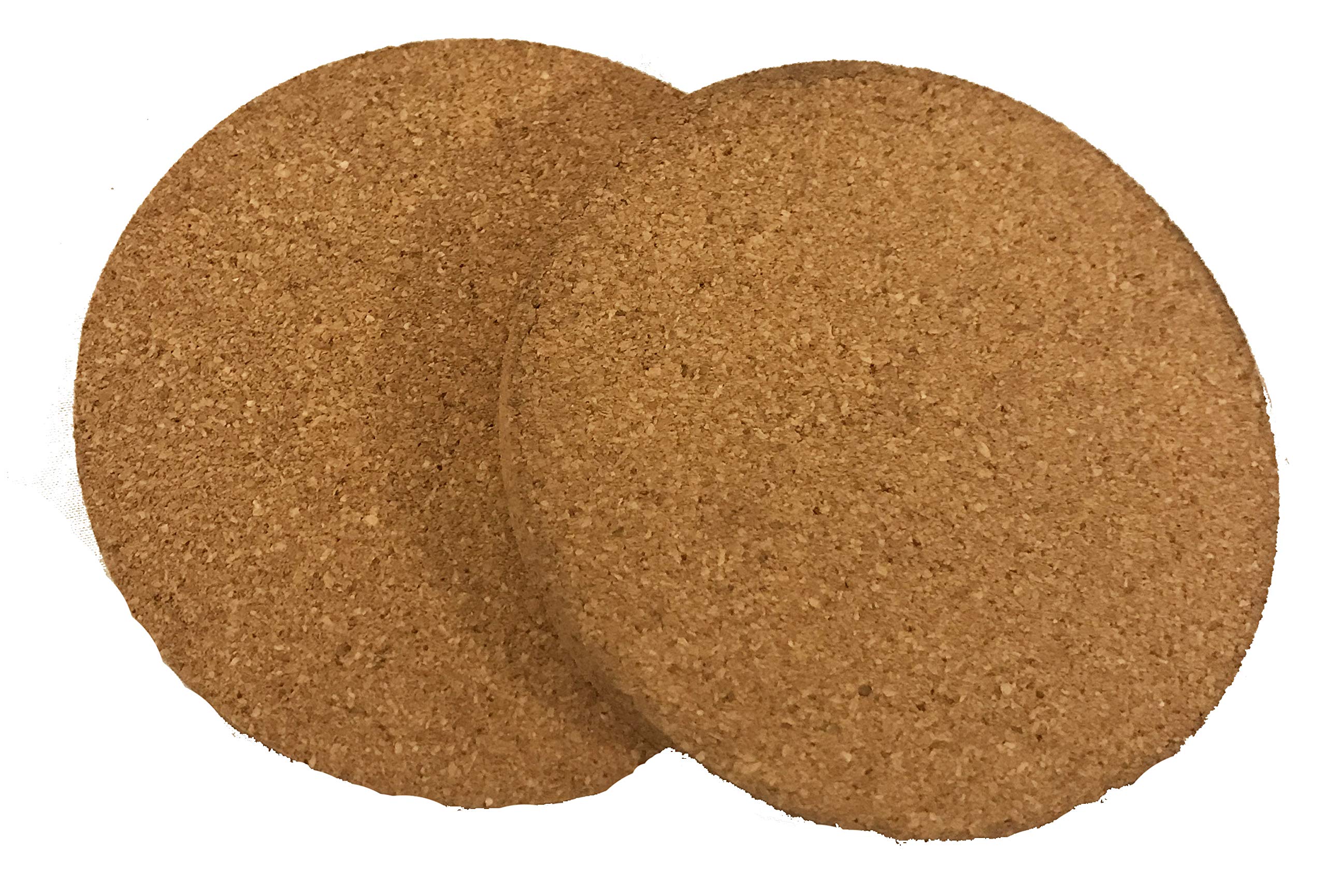 Bert's Garden Thick Natural Cork Mats 2 Pack (8 inch)