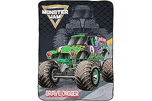 Jay Franco Monster Jam Throw Blanket for Toddlers