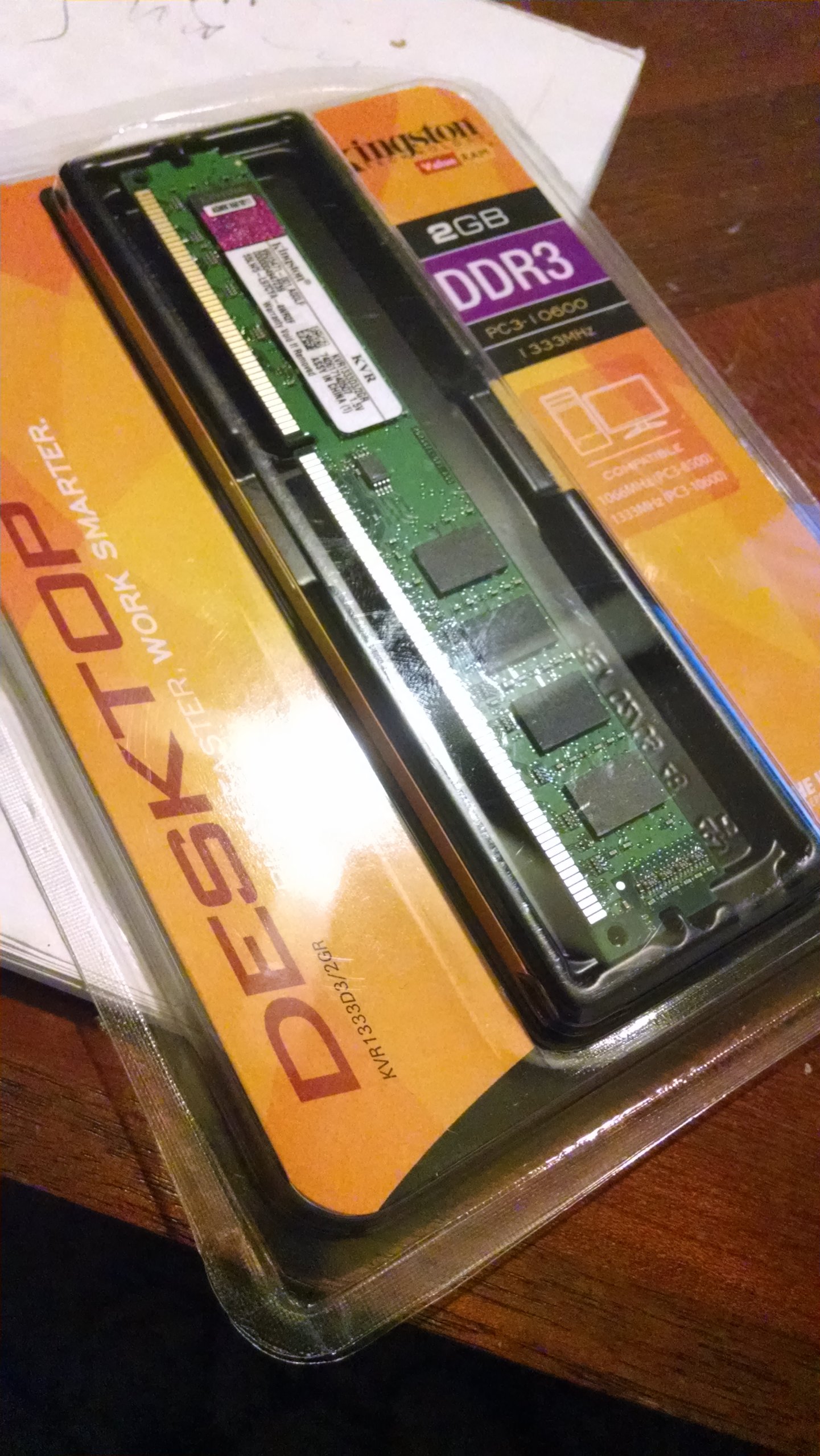 Kingston KVR1333D3/2GR 2 GB