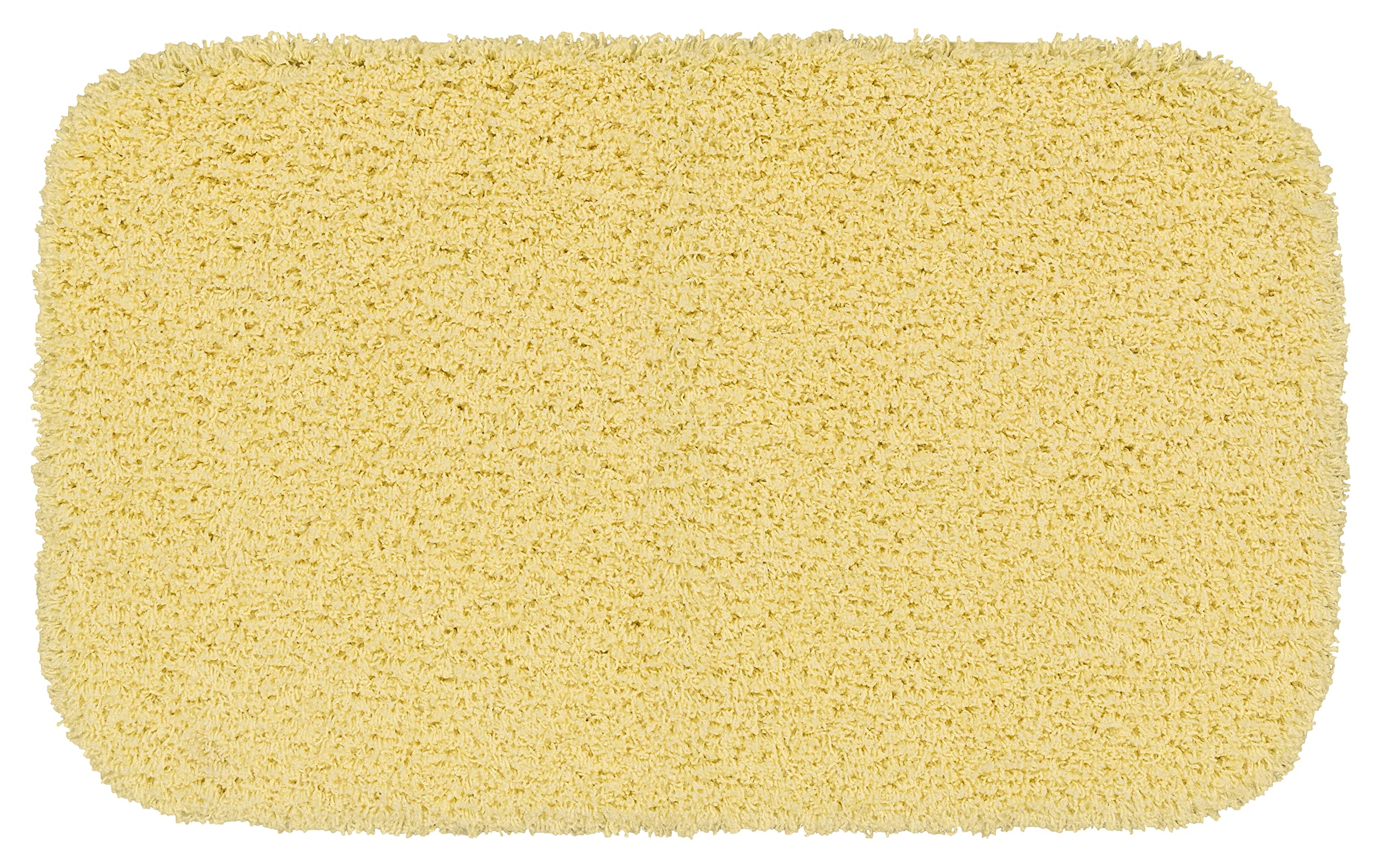 Garland Rug Jazz Nylon Washable 24 in. x 40 in. Rubber Ducky Yellow Bath Rug Soft, Absorbent, and Stylish for Your Bathroom