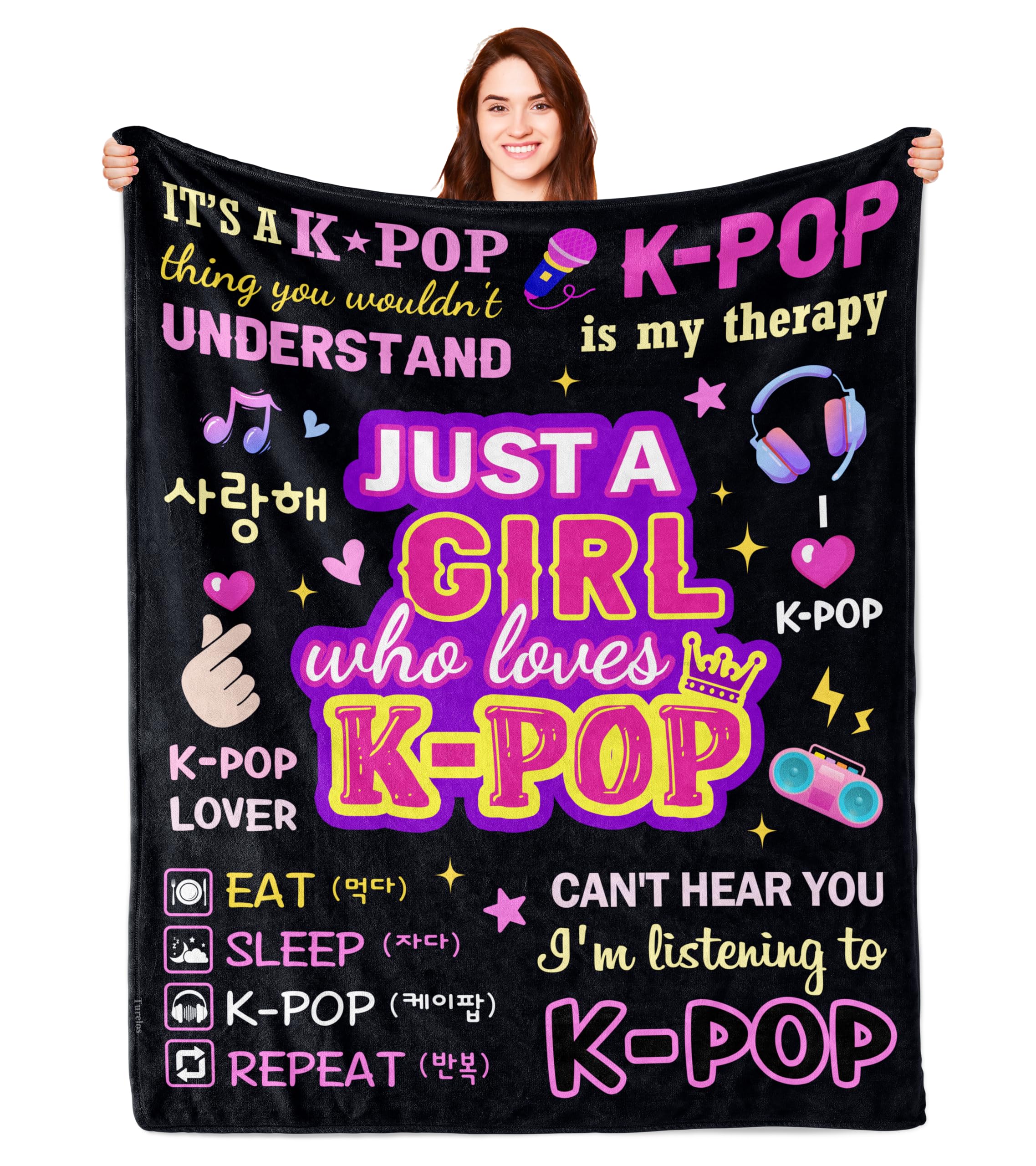 Amazon.com: Turelos Kpop Merch, Kpop Blanket, Kpop Gifts, K Pop
