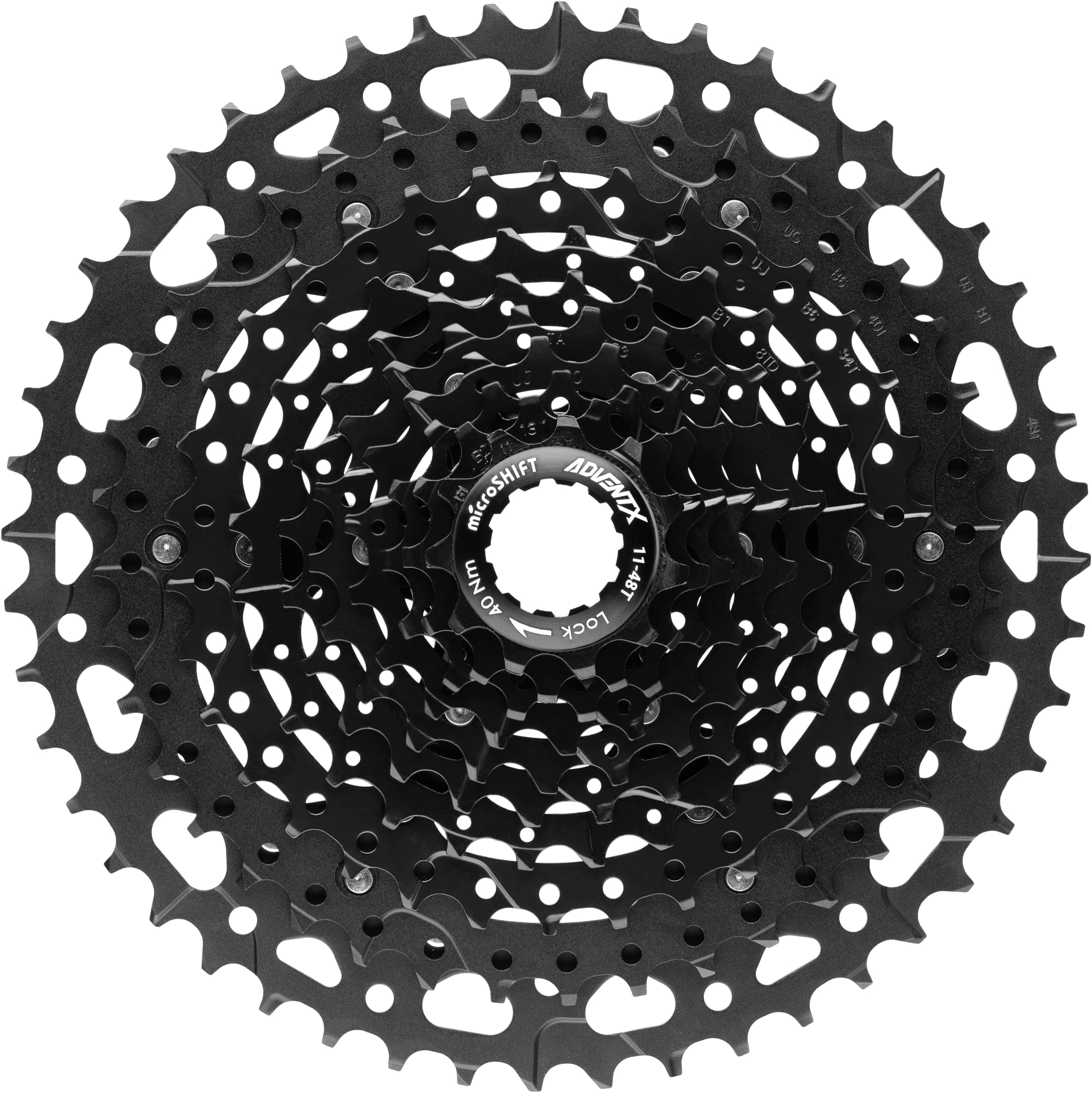 Microshift Advent X CS-G104 Alloy Spider Cassette 10-Speed 11-48t