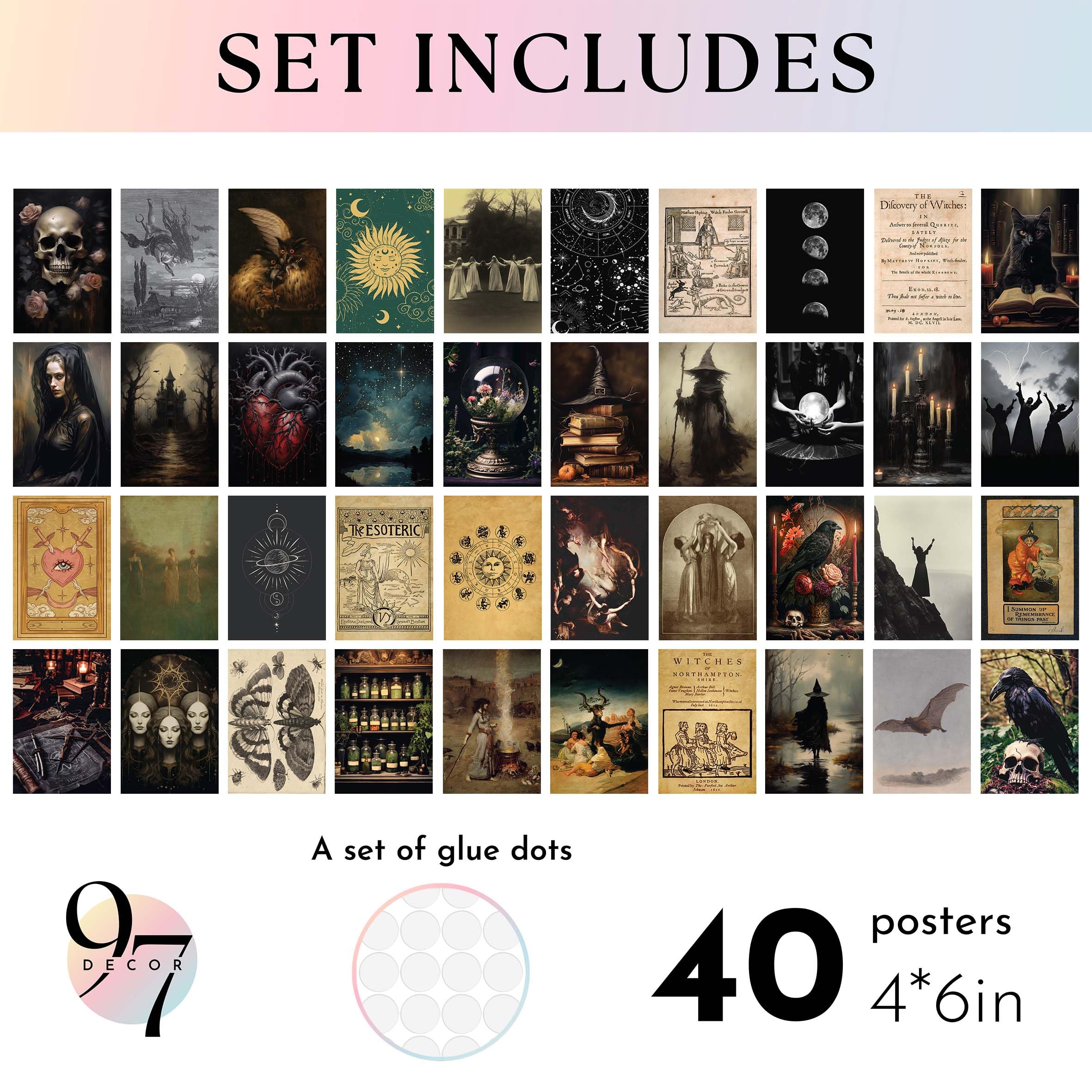 Wall Art 97 Decor Dark Acadeia Decor Victorian Gothic Prints Dark Academia Room Decor