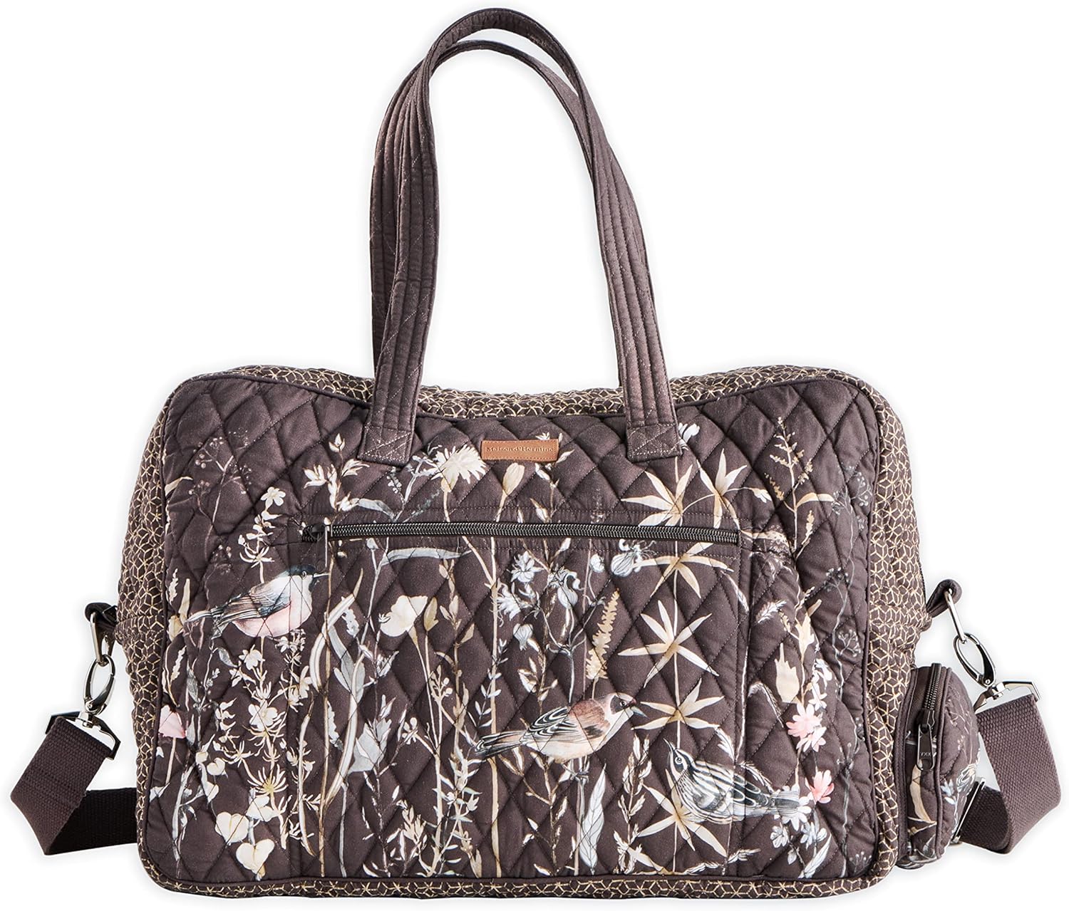 Maison d' Hermine Weekender Bags for Women Cotton Quilted Duffel Overnight Luggage Weekend Bag for Men Gym Gifts Travel