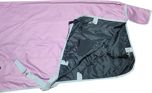 Miniatura 3 de TGW RIDING TGW RIDING - Sábana de caballo de 1200 denier, impermeable y transpirable, manta de caballo TGW RIDING cuello estándar, sábana de