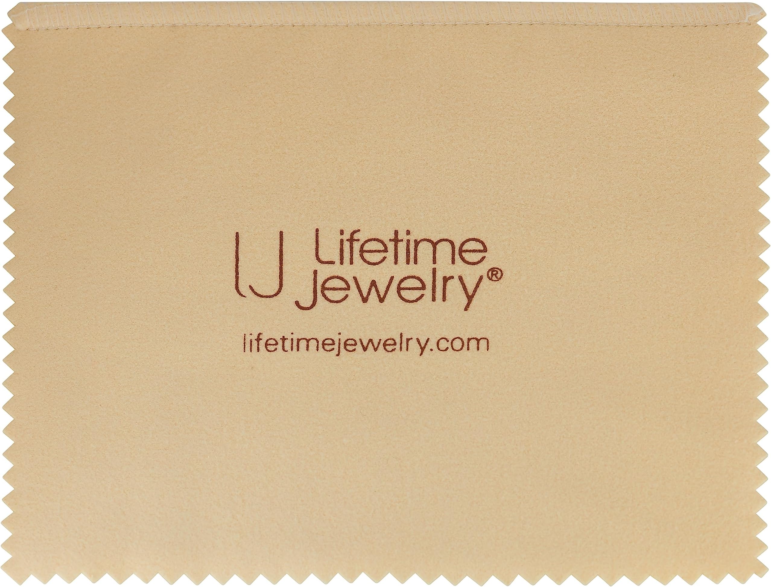 Lifetime Jewelry Polishing Cloth New and Improved Professional Cleaner for Gold or Rhodium Plated Jewelry Comes in Plastic Storage Pouch 5 x 6 Inches