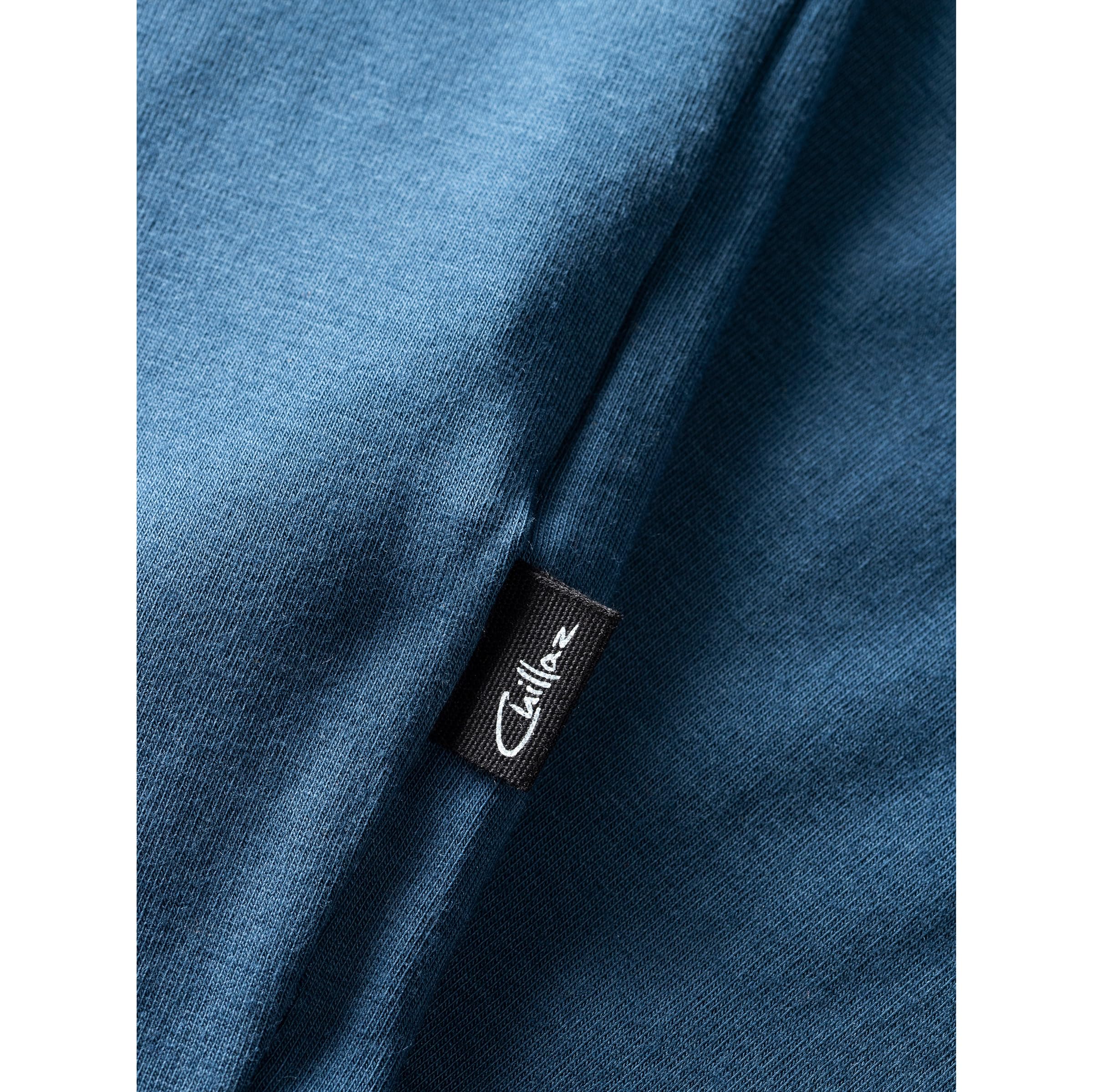 Chillaz Uomo Mountain Logo T-Shirt, blu scuro, M