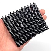 Vista 6 de Paquete de 12 unidades de pernos de gancho de 5/16-18 x 3 pulgadas negros