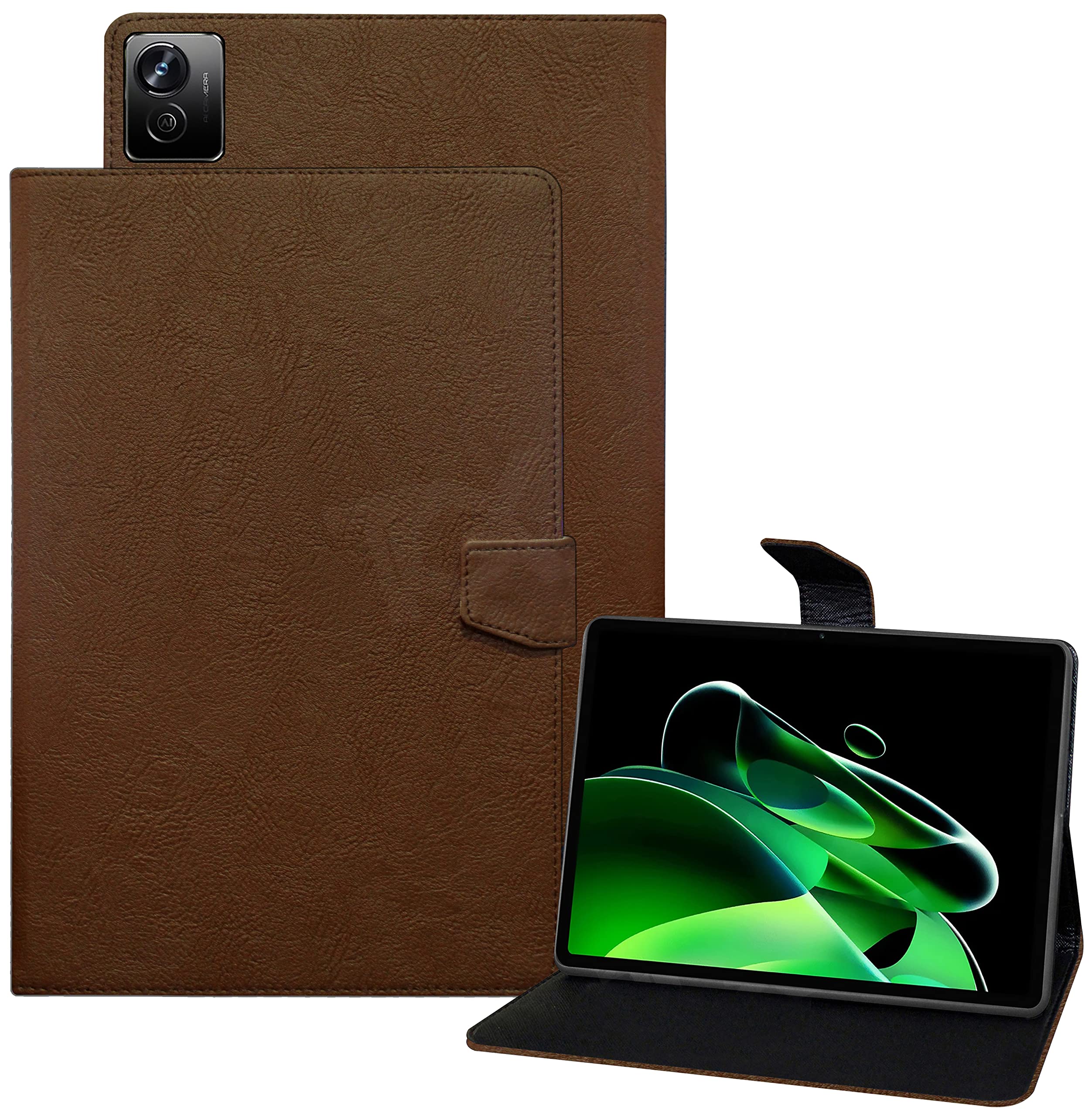 TGK Plain Design Flip Case Cover for Realme Pad X 11 inch Tablet with Precise Cutouts (Brown) (B0B8ZNDJTD) Amazon Price History, Amazon Price Tracker