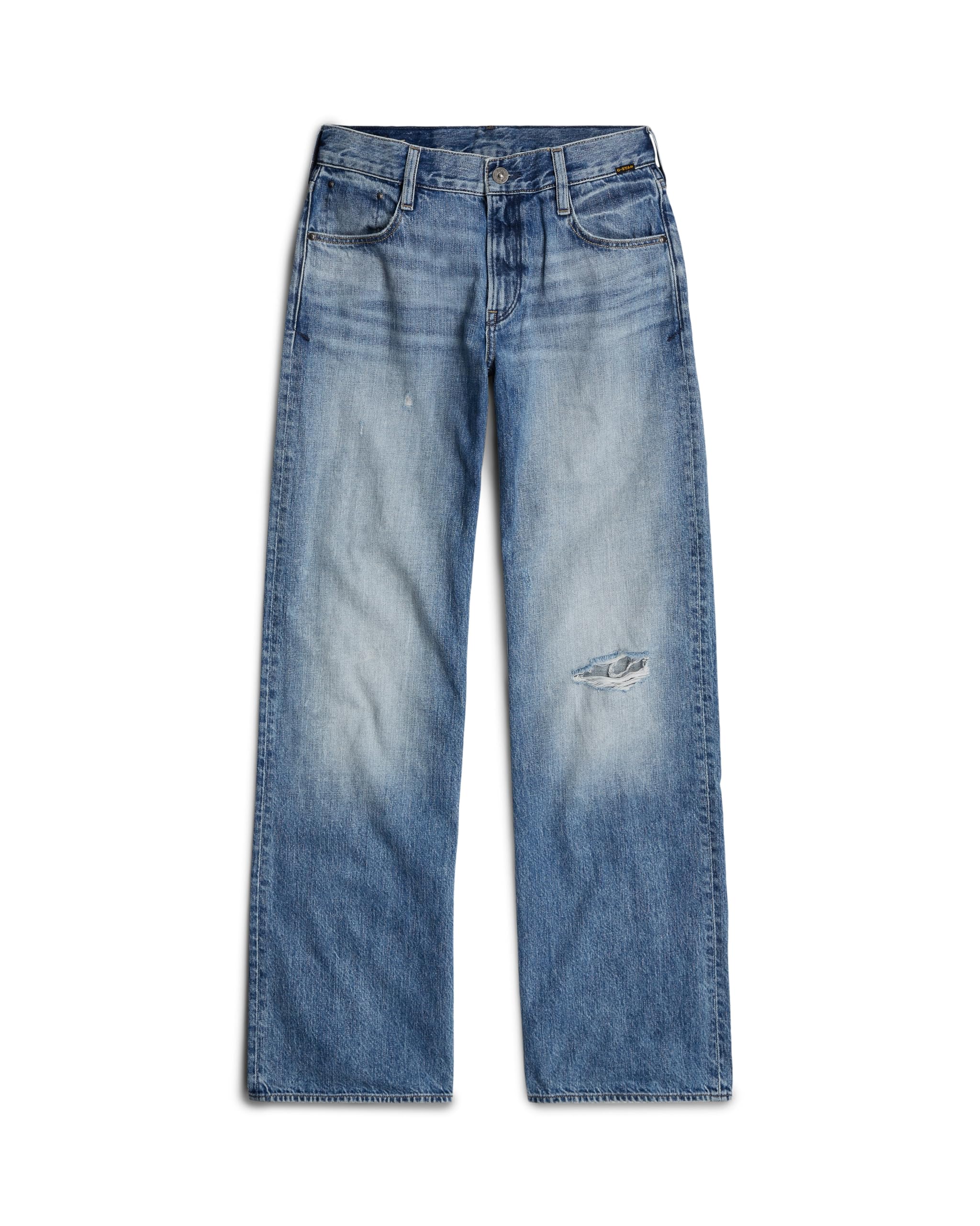 G-Star Damen Judee Low Waist Loose Jeans Blau (Faded Denali Blue Destroyed D22889-D536-G565) 32W / – Bild 6