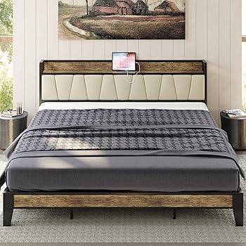 kiyommyページ Amazon.com: Kiivakii King Size Bed Frame with 12 Storage