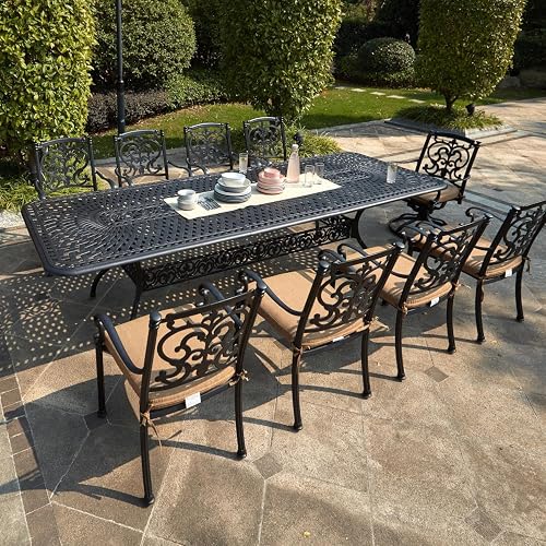 Darlee Santa Barbara 11 Pc Cast Aluminum Dining Set w/