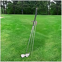 Vista 10 de El soporte para palos de golf en forma de V mantiene tus palos limpios, secos y visibles, soporte para palos de golf hecho de acero inoxidable