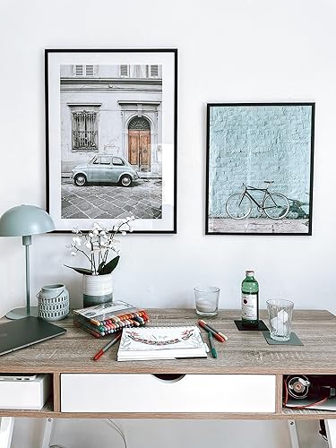 Miniatura 6 de PEALSN Juego de 6 portarretratos de 16 x 24 pulgadas, póster de 12 x 18 pulgadas con paspartú o de 16 x 24 pulgadas sin paspartú para montaje en