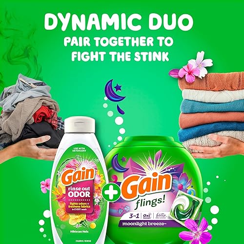 Miniatura 11 de Gain Flings! Paquete de detergente líquido para ropa, Moonlight Breeze, 42