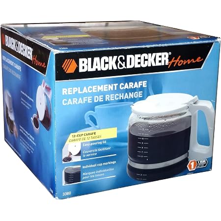 Black \u0026 Decker 12-cup Carafe White 