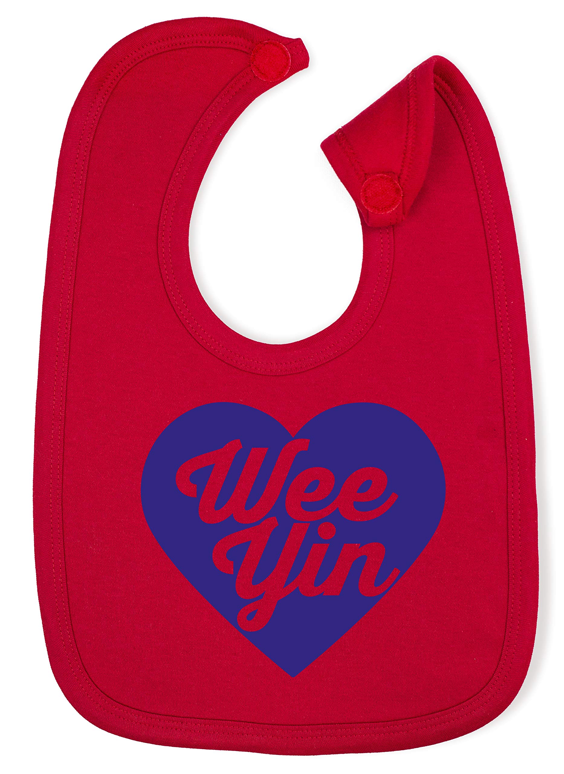 Hippowarehouse Wee Yin Little one Scottish Cotton Baby Nursing bib Boys Girls 35cmx22cm