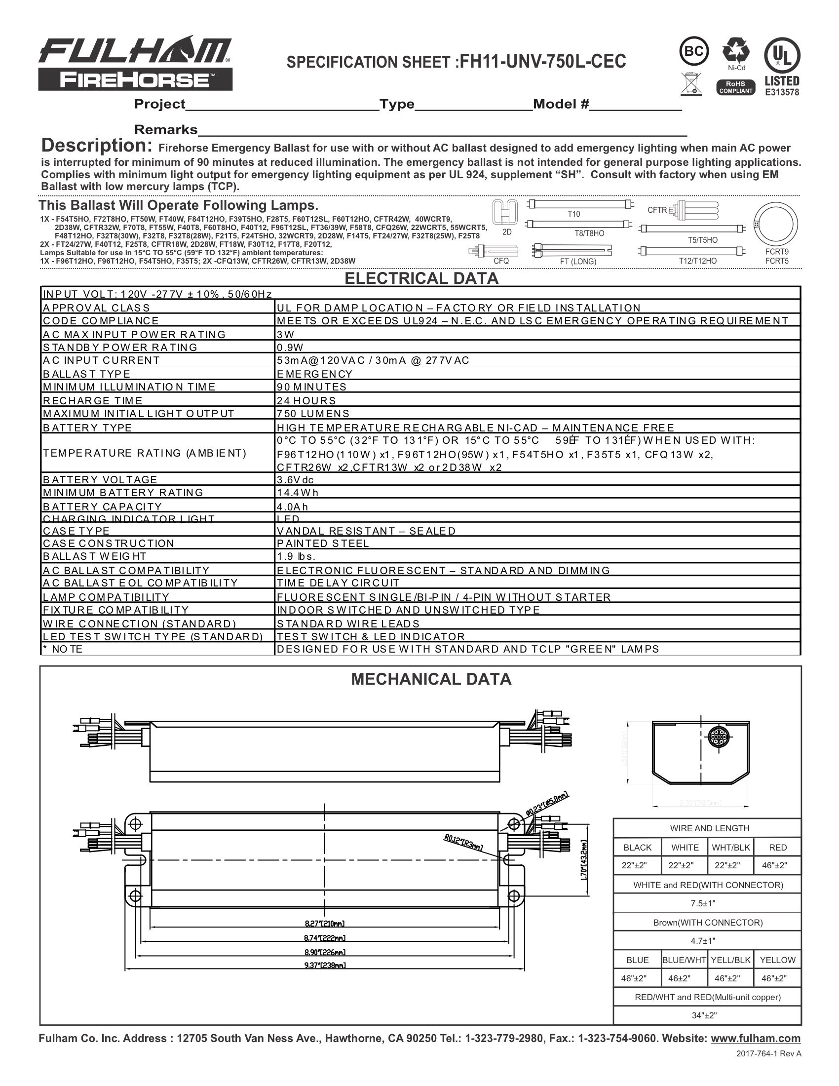 Universal Lighting Technologies D700C30UNVTW-C 0-10V Dimmable LED Driver, 56Vdc, 30W, 590mA, 120-277V