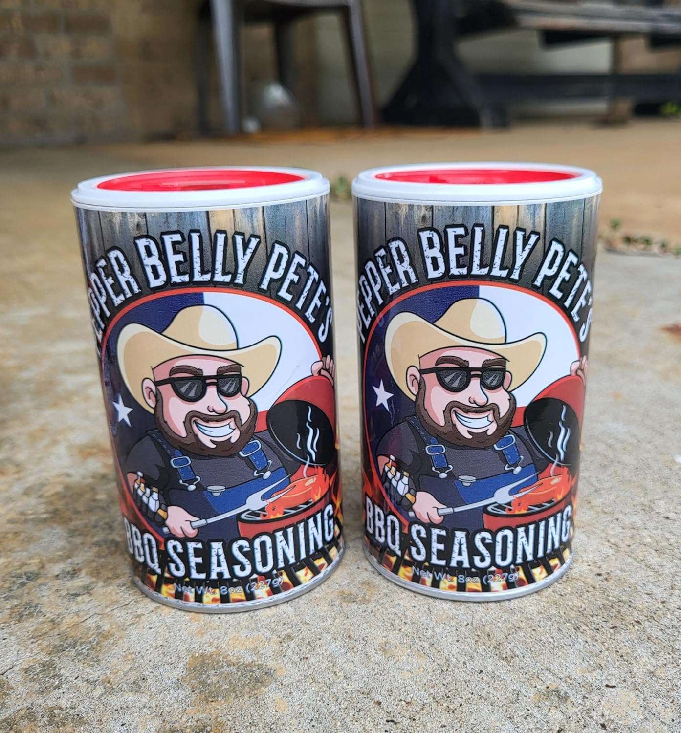 PEPPER BELLY PETE'S BBQ SEASONING, 8 OZ - 2 pack