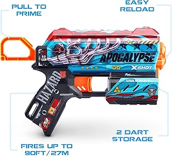 Amazon.com: XSHOT Skins Flux Dart Blaster 2PK - Apocalypse, 16