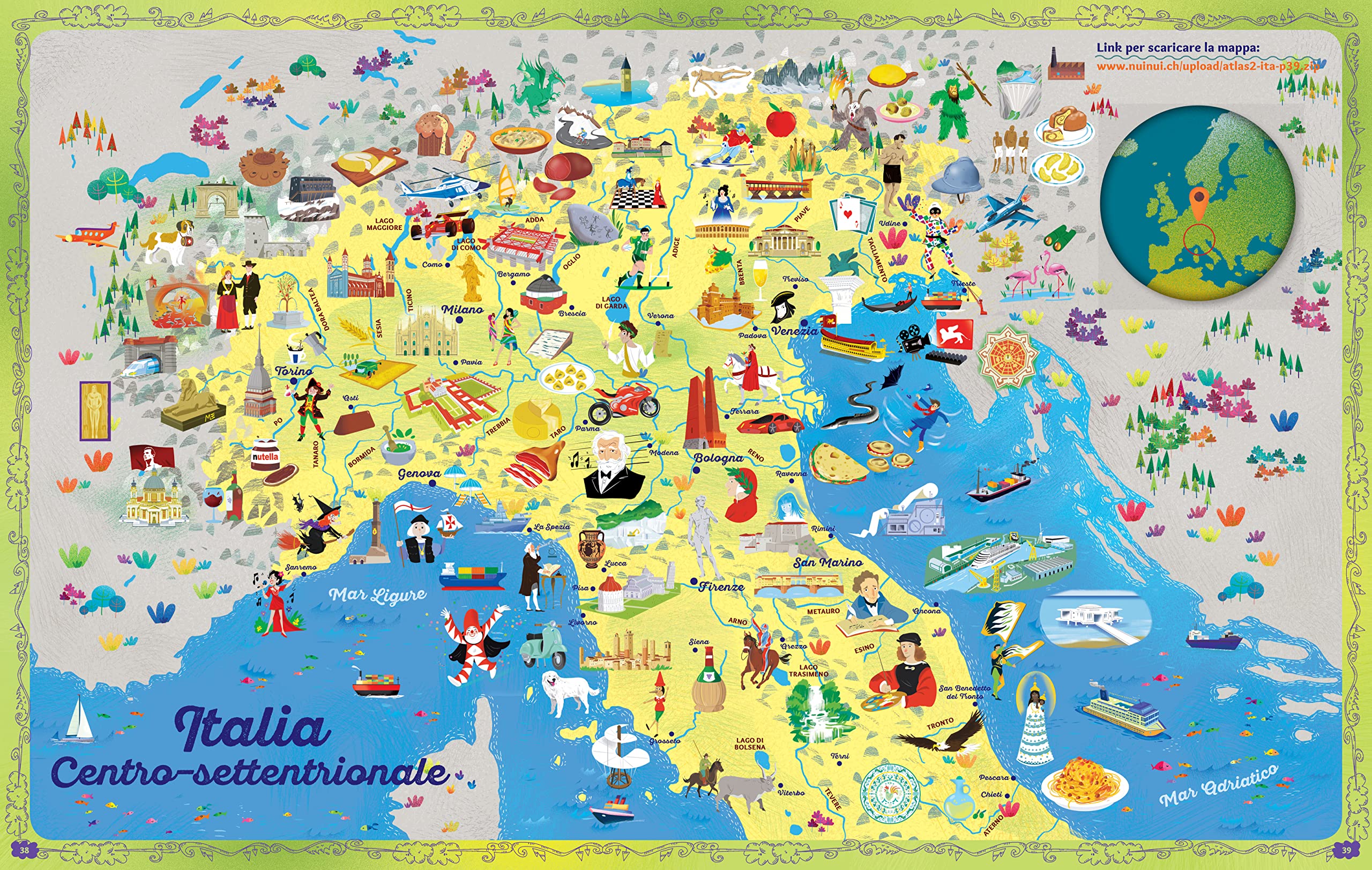 Pianeta Terra. Atlante per bambini. Mappe & video per scoprire il mondo e lo spazio. Ediz. ampliata. Con QR Code. Con 2 Poster
