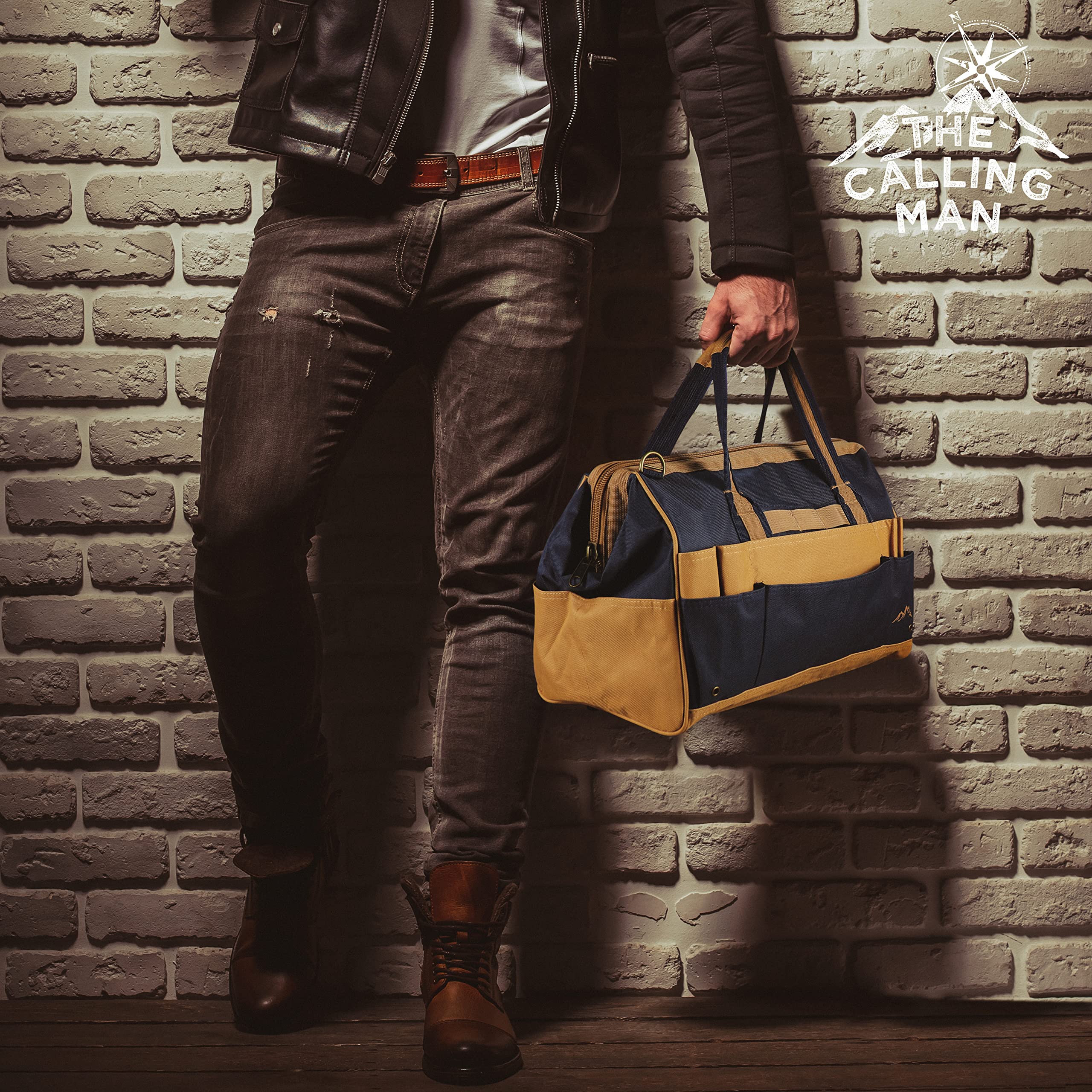 Buy Denali 16" Extra Large Canvas Legacy Tool Bag Heavy Duty, Gym Bag