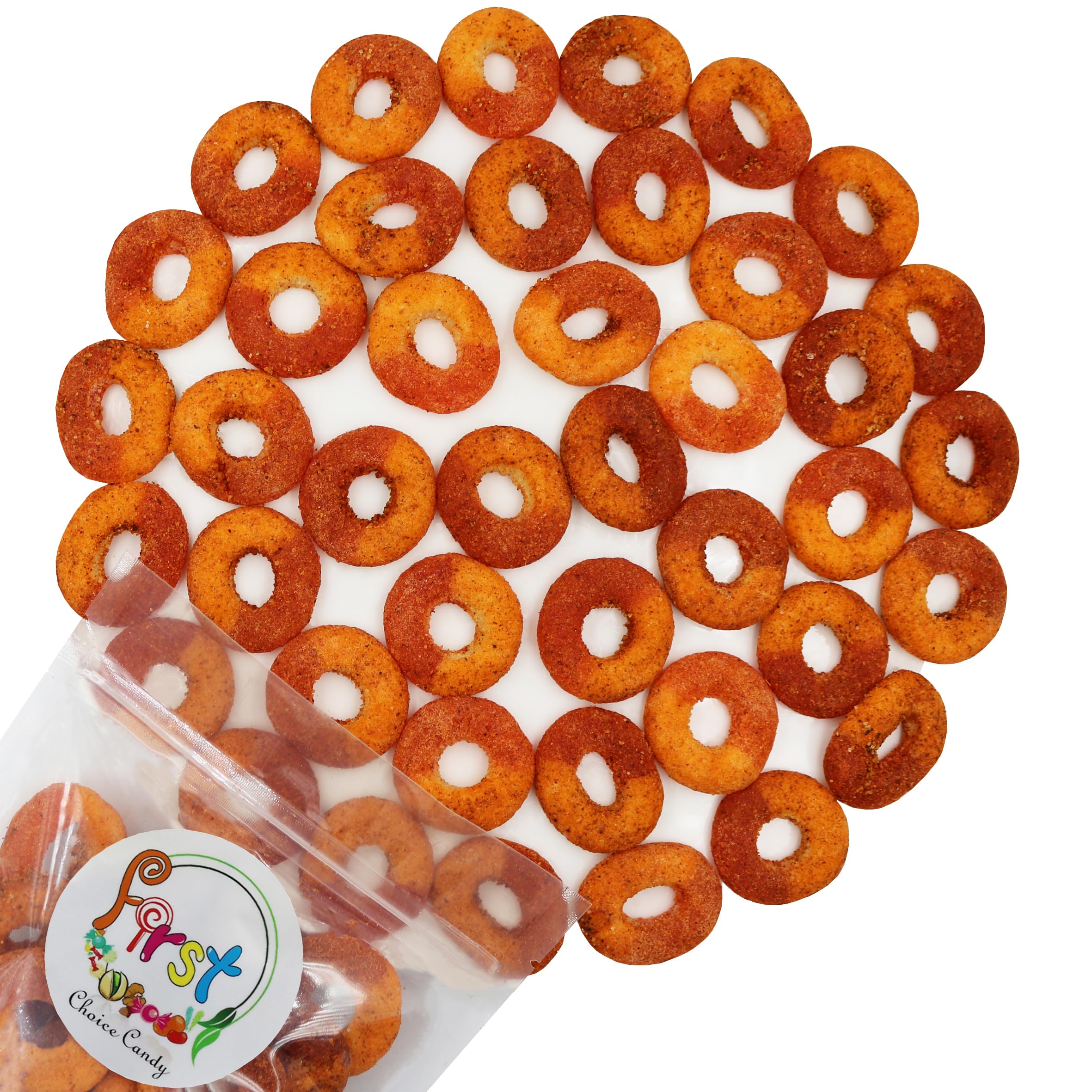 FirstChoiceCandy Chilli Chamoy Spicy Gummy Rings (2 Pound, Watermelon)