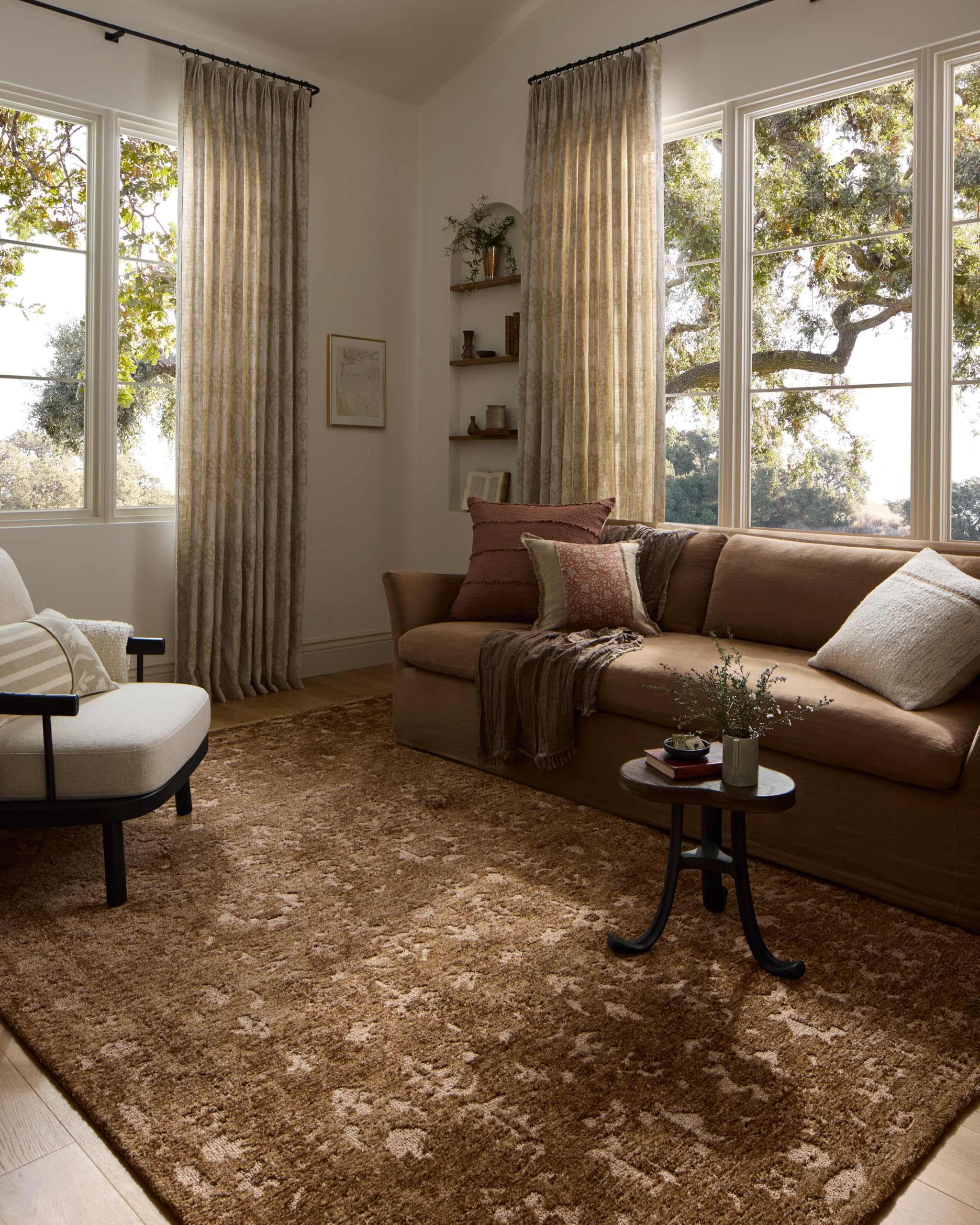 loloi percival collection pcv-03 mocha/sand 7'-9" x 9'-9" area rug