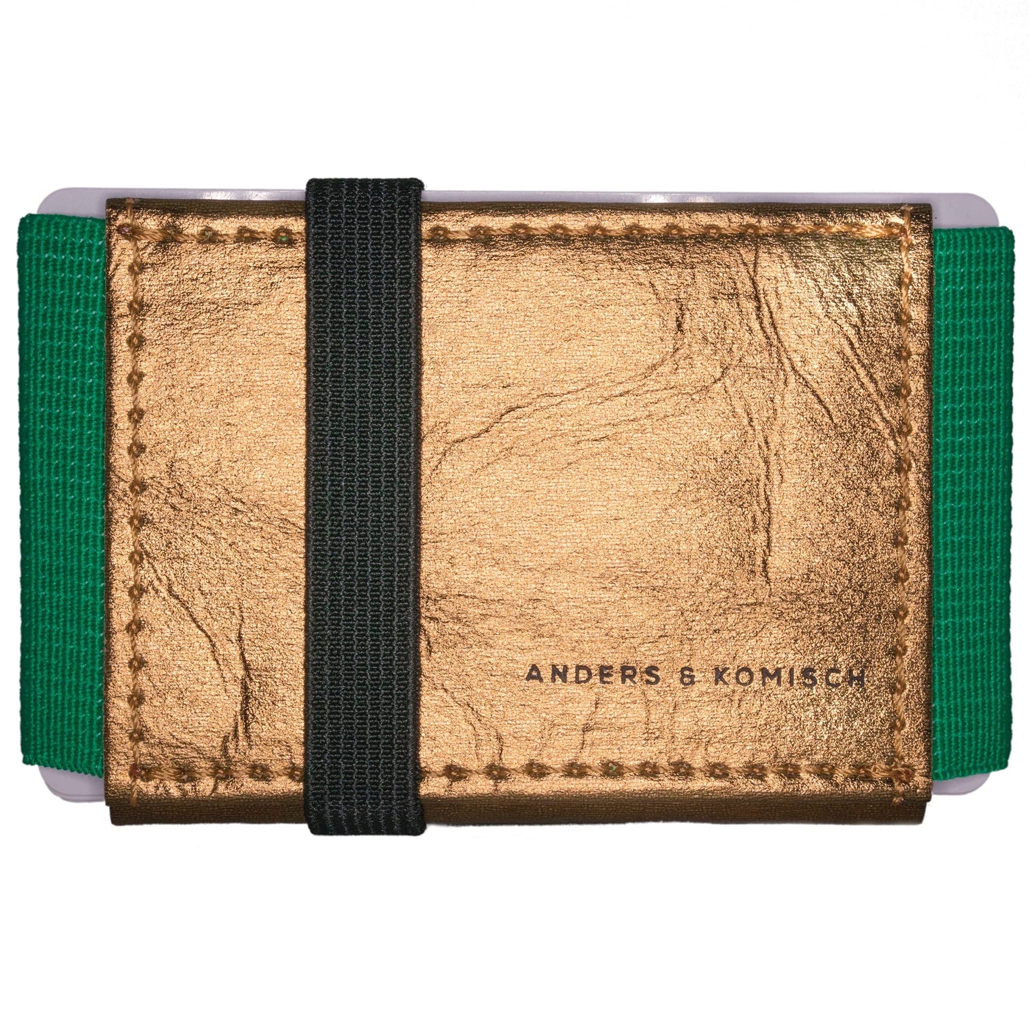 ウォレット『A&amp;K MINI ゴールド/グリーン(GOLD/GREEN)』【ANDERS&amp;KOMISCH】ドイツ製