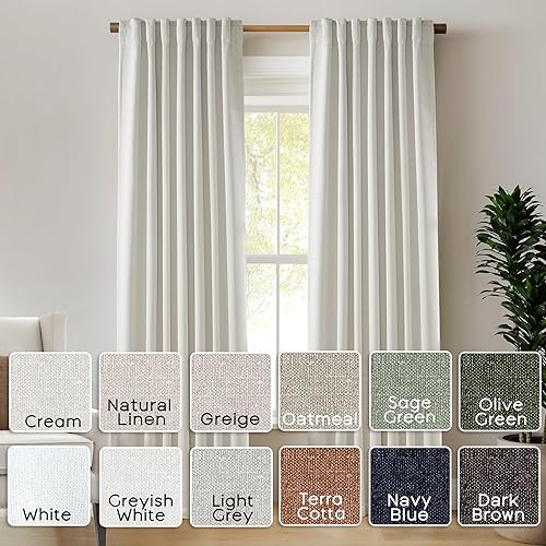 Miniatura 3 de PANELSBURG Cortinas insonorizadas de 90 pulgadas de techo a piso, altas a prueba de sonido, amortiguadoras, cortinas absorbentes para habitaciones