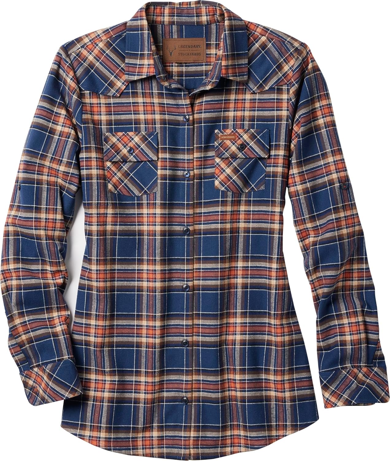 Legendary Whitetails Womens Stockyards Plaid Flannel Shirt