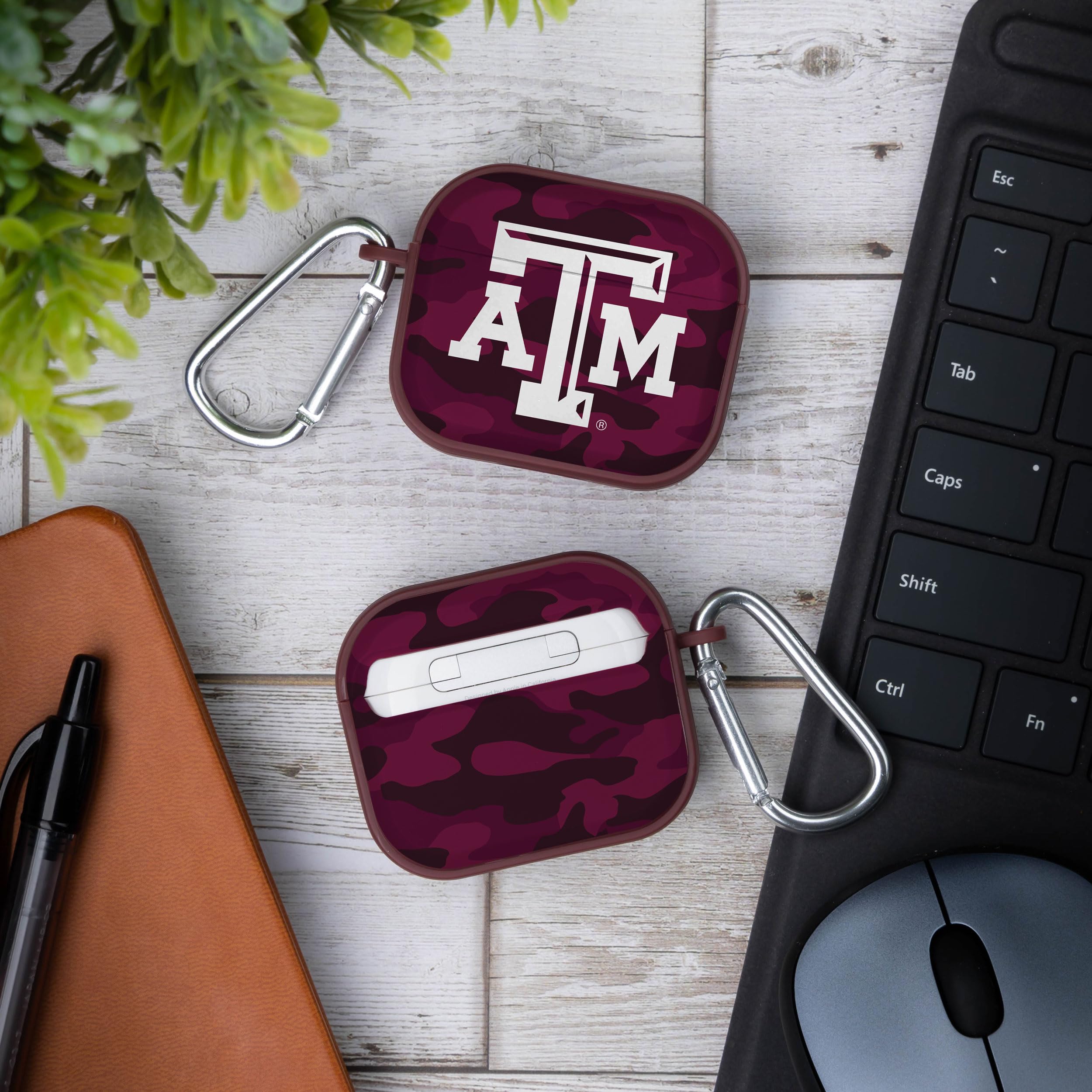 AFFINITY BANDS Texas A&M Aggies Camo HDX Case Cover Compatible with Apple AirPods Generation 3