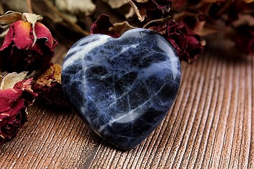 Miniatura 10 de vuUUuv Piedra de preocupación del pulgar y cristales curativos para meditación, reiki o ritual (azul - ojos azules)