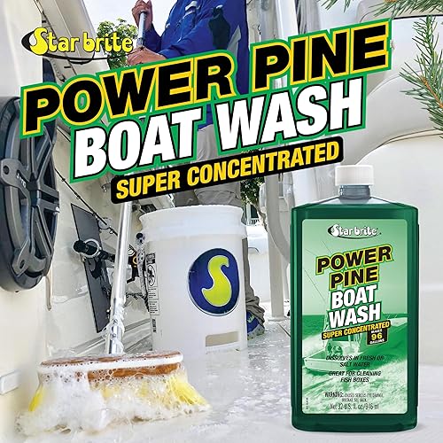 Miniatura 8 de STAR BRITE Power Pine - Super concentrado de lavado de barcos de primera calidad, hace 384 galones, solución de limpieza definitiva para todo uso,