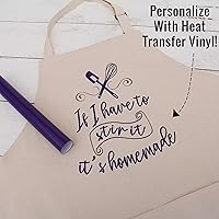 Vista 5 de Threadart - Paquete de 3 baberos ajustables de 100% lona de algodón con bolsillo doble, color negro, para cocinar, barbacoa, chef, manualidades, 26