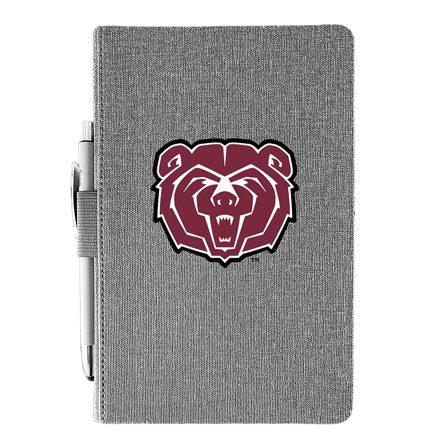 The Fanatic Group Missouri State University Bears Journal with Pen, Design 1 - Gray