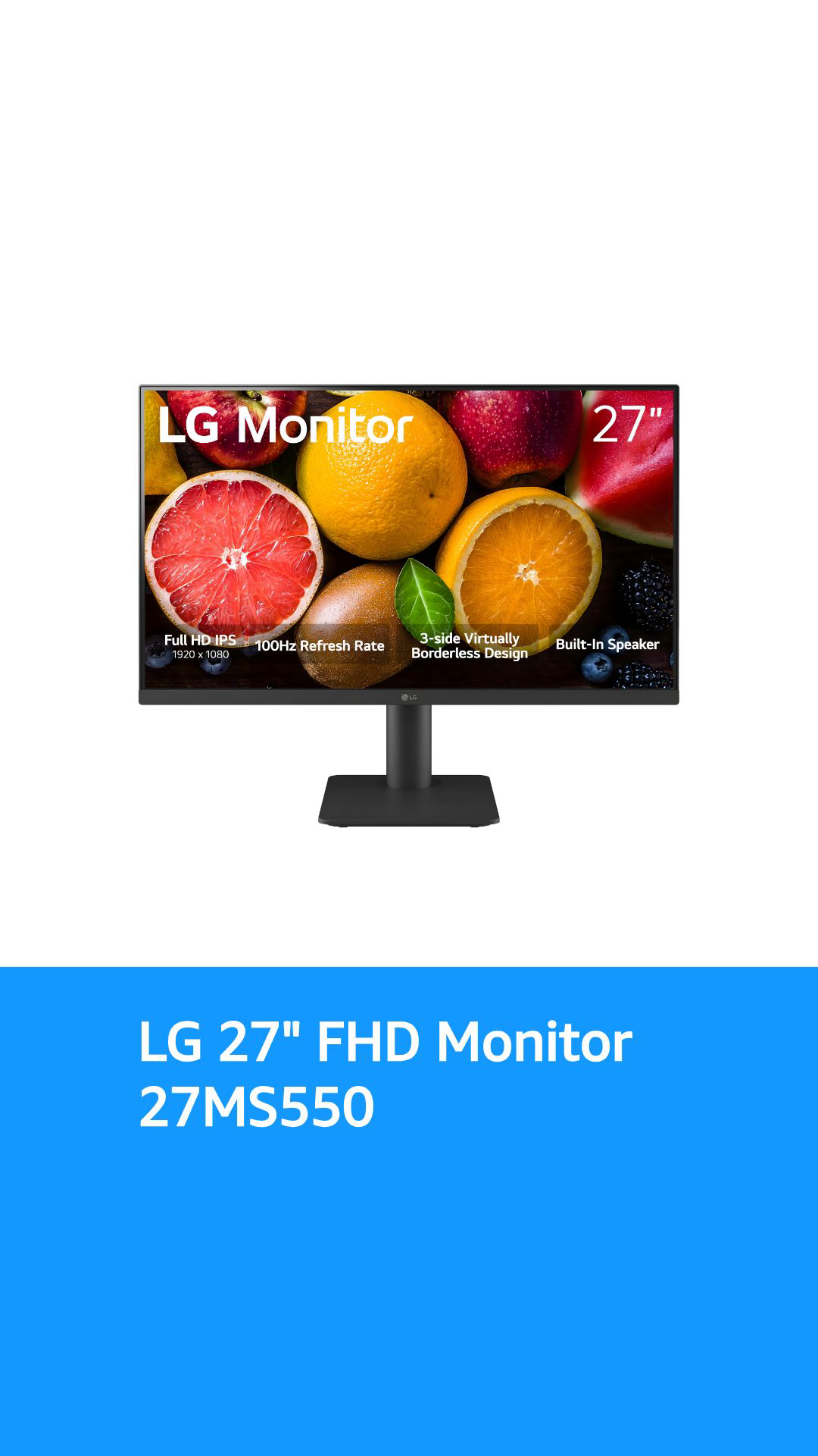 LG FHD Monitor (27MS550) - 27