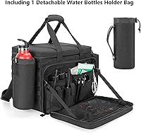 Vista 4 de Trunab Patrol Bag Law Enforcement, Police Duty Bag, Car Front Seat Organizer Compatible with 15.6” Laptop, Multiple Compartment, Molle Webbing