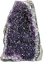 Vista 13 de Piedra natural de cristal amatista racimos de Uruguay Raw Geode Quartz - Color púrpura profundo