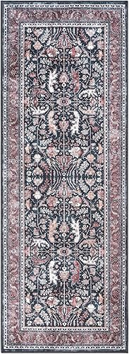 Miniatura 2 de Adiva Rugs Alfombra de área lavable a máquina de 2 pies 6 x 6 pies 6 pies 6 pies 6 pies 6 pies 6 pies 6 pulgadas con parte trasera antideslizante