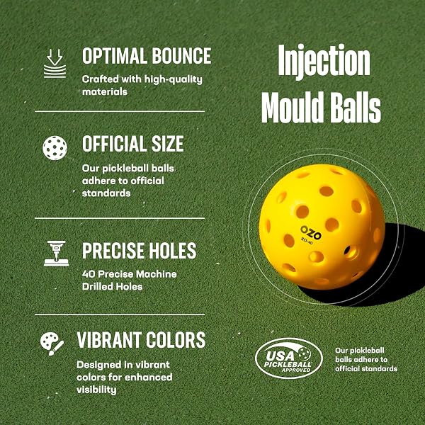OZO Indoor Pickleball Ball Sets - 2