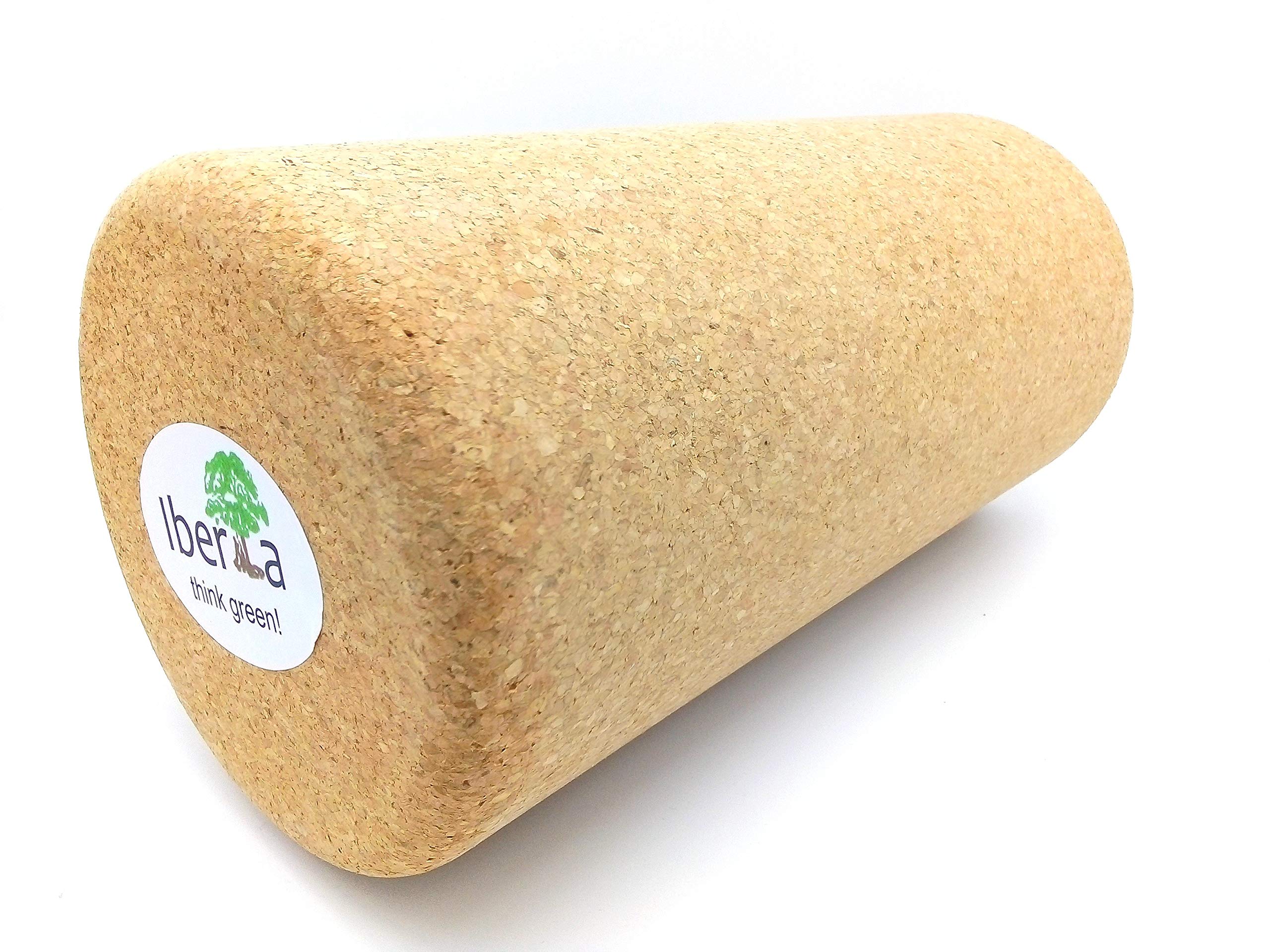 Rouleau de massage pour fascias - En liège - 30 x 15 cm - 100 % végan