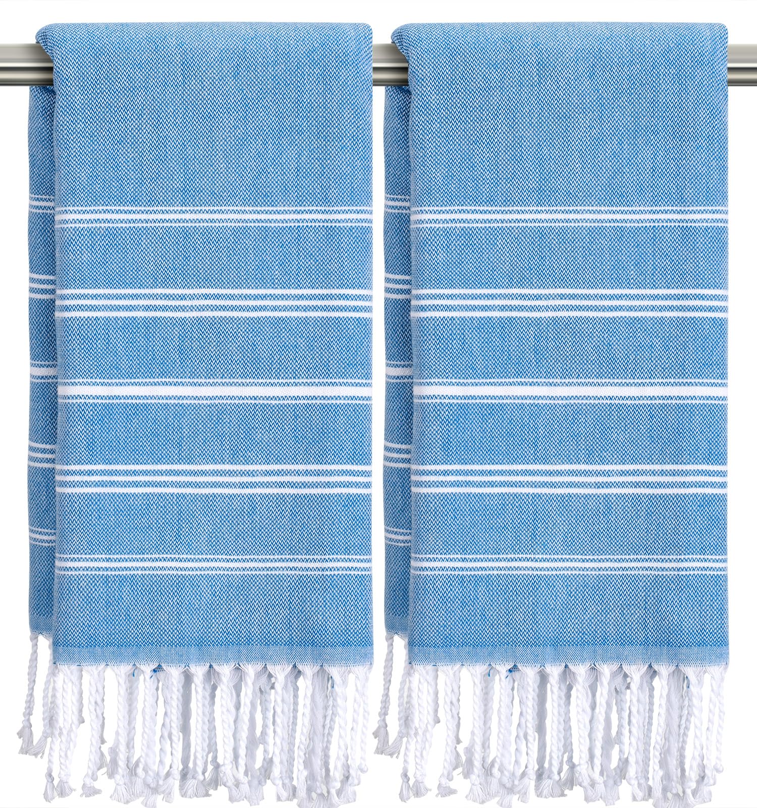 cabanana Hand Towels for Bathroom - 2-Pack,20x30 Inch-100% Cotton,Turkish Bathroom Hand Towels,Super Absorbent & Quick-Dry Soft for Bath, Kitchen, Spa