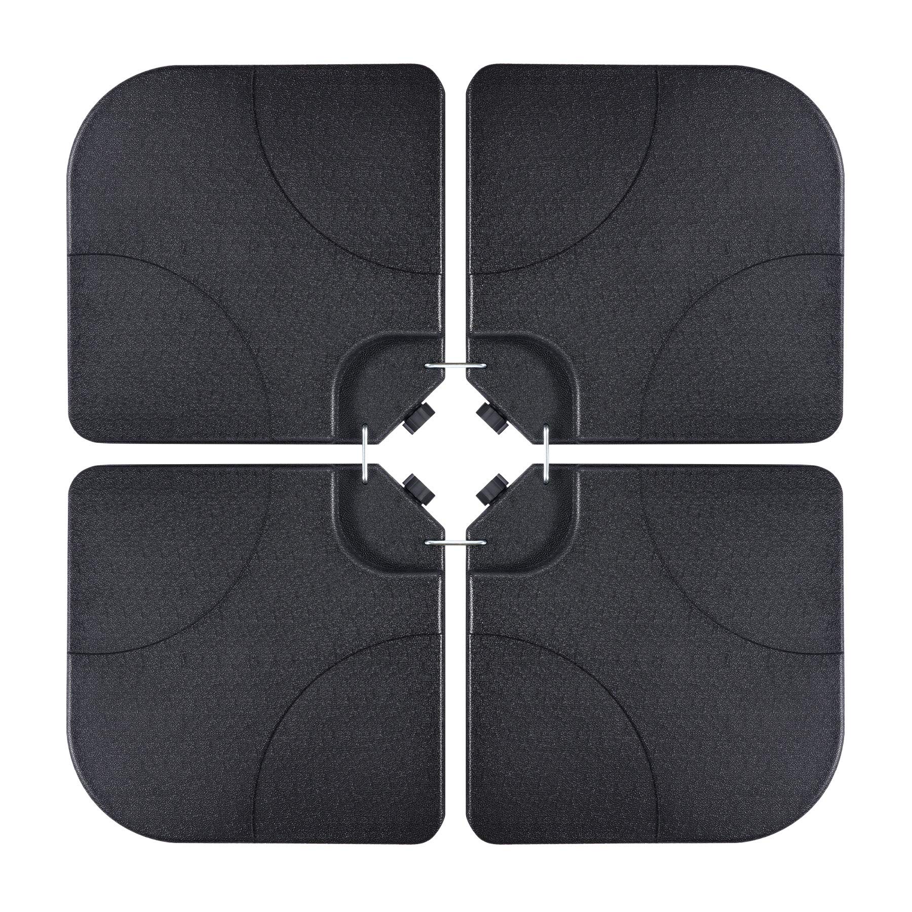 Buy VONLUCE 4pc Square Cantilever Umbrella Stand Heavy Duty Plastic